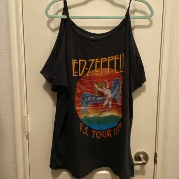 Distressed Led Zeppelin Top - Picture 2 of 2